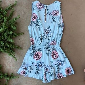 Show Me Your MuMu Pants - Show Me Your Mumu SMYM Blue Floral Riri Romper Show Me Your MuMu Pants - Show Me Your Mumu SMYM Blue Floral Riri Romper